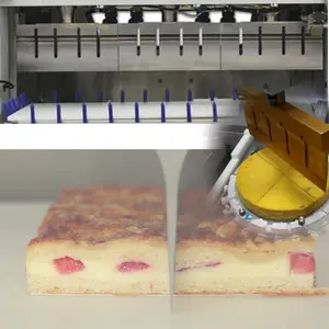 Roterende Ronde Cake Ultrasone Voedselsnijmachine Met 305Mm Mes
