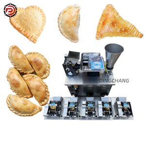 Pemasok kelas atas pangsit + Mesin + Untuk + kecil + bisnis mesin Empanadas otomatis mesin pembuat Samosa harga rendah