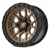 Jantes en alliage forgé SRD Custom Beadlock Bronze tout-terrain 6x139.7 4x4 16-20 pouces pour Toyota Tundra Nissan Titan