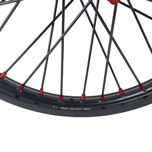 Juego Completo de Ruedas de Aleación de Aluminio CNC, Llanta Delantera y Trasera para <span class=keywords><strong>Honda</strong></span> CRF250R CRF450R Motocross Dirt Bike Enduro <span class=keywords><strong>Supermoto</strong></span> Todoterreno - Product Image 6
