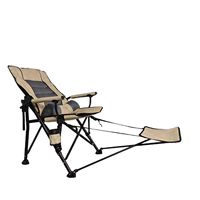 Chaise pliante d'extérieur moderne en acier personnalisable, très vendue, inclinable, pour jardin et camping, avec coussin portable