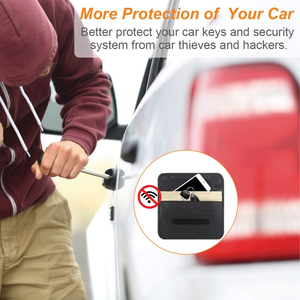 Étui Bloqueur de Signal pour Clé de Voiture Personnalisé, Sac Faraday pour Clé de Voiture, Blocage du Signal du Téléphone Portable WIFI/<span class=keywords><strong>GSM</strong></span>/LTE/NFC/RFID 3G 4G 5G - Product Image 4