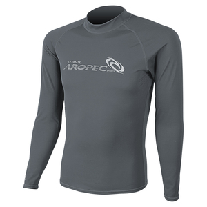 Aropec alta calidad hombres manga larga Rash Guard poliéster/Spandex Material compresión Surf deportes gimnasio equipo MMA verano - Product Image 6