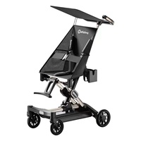 Poussette bébé pliable à une main ultra-légère, compatible avec les cabines d'avion, chariot de voyage compact, poussette portable pour 0-3 ans