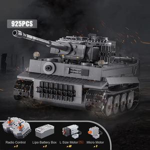 CaDA C61071W 925PCS <span class=keywords><strong>1</strong></span>:<span class=keywords><strong>35</strong></span> 2.4G DIY छोटे कणों इमारत ब्लॉकों आर सी द्वितीय विश्व युद्ध क्लासिक टाइगर टैंक (maciej द्वारा बनाया गया) - Product Image 2