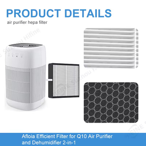 Compatible con el purificador de aire y <span class=keywords><strong>deshumidificador</strong></span> 2 en 1 <span class=keywords><strong>Afloia</strong></span> Q10, filtro de aire de 3 etapas con filtro HEPA H13 y carbón activado 2 en 1. - Product Image 5