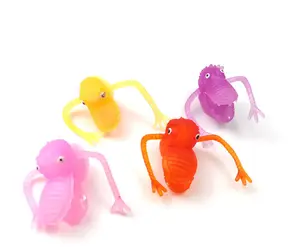 סיטונאי צעצועים דינוזאור מצחיק בובות אצבע לילדים tpr חיים רכים