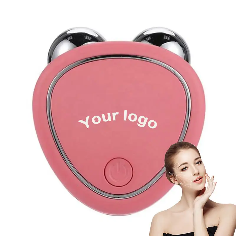 Dispositivo de beleza Personalizado V-shaped Face Micro-atual Ion Face Lifting Face Neck Lifting Massager de desfrutar de beleza