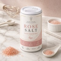 Tube en papier anti-humidité pour poudre d'épices avec couvercle doseur rotatif pour sel rose, logo personnalisé, vente en gros, fournisseur d'usine