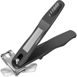 WELLFLYER NC-772炭素鋼小型ポータブルネイルカッター湾曲刃指爪クリッパーファイル付き - Product Image 2