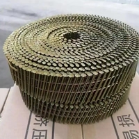 Clous en acier diamantés à pointe lisse de 3 pouces pour palettes en bois, meubles, béton et toiture