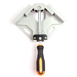 Poignée unique <span class=keywords><strong>pince</strong></span> à angle droit à 90 degrés bouche plate outil de serrage de verre alliage matériel luminaire à bois - Product Image 3