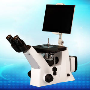 Drawell MDS300 야금 현미경 객관적인 실험실 쌍안경 거꾸로 야금 현미경 - Product Image 4