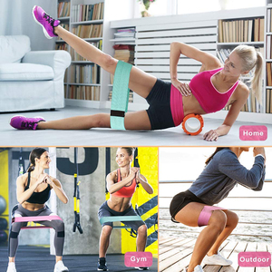 Happy Fitness Hip Bands Yoga Stretching Fitness adjustable hip circle resistance bands set - Product Image 3