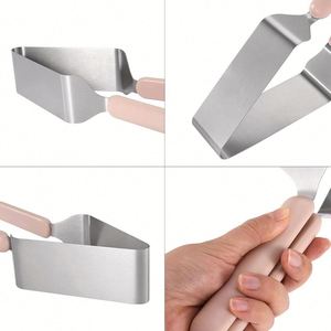 เครื่องตัดเค้กสแตนเลสแบบปรับได้ หรูหรา รูปทรงสามเหลี่ยม สำหรับตกแต่งเค้ก DIY อุปกรณ์ทำขนม ใช้ในร้านอาหาร ใช้ซ้ำได้ - Product Image 5