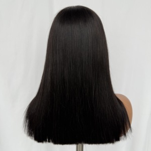 Parrucca in <span class=keywords><strong>Capelli</strong></span> Umani Vietnamiti Grezzi, Densità 200% SDD, 13*4 Lace Wig, <span class=keywords><strong>Capelli</strong></span> Lisci Lunghi Stile Bob, Alta Qualità per Donne - Product Image 4