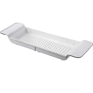 Étagère <span class=keywords><strong>de</strong></span> <span class=keywords><strong>baignoire</strong></span> réglable, support <span class=keywords><strong>de</strong></span> <span class=keywords><strong>baignoire</strong></span>, plateau <span class=keywords><strong>de</strong></span> rangement, organisateur <span class=keywords><strong>de</strong></span> douche, support <span class=keywords><strong>de</strong></span> téléphone, <span class=keywords><strong>tablette</strong></span>, livre extensible - Product Image 5