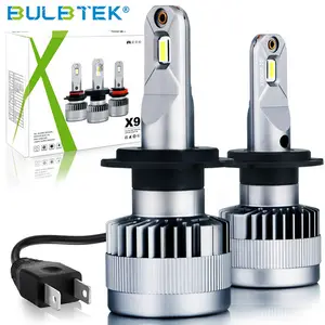 BULBTEK X9 H7 12v 24v canbus auto spare parts led headlight bulb h7