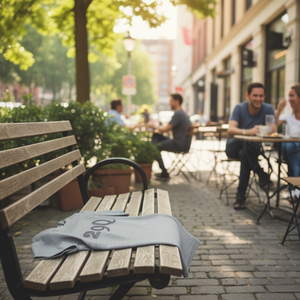 T-Shirt 29Q Grigio Mélange a Maniche Corte con Stampa Gatto, Unisex, Abbigliamento Promozionale - Product Image 3