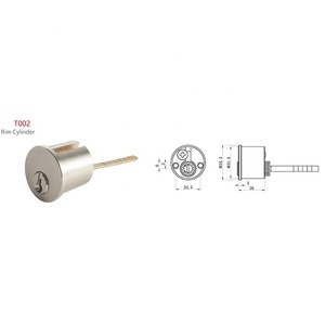 Mỹ tiêu chuẩn <span class=keywords><strong>Master</strong></span> <span class=keywords><strong>Key</strong></span> Brass rekey SC rãnh then Rimo rim Mortise đuôi mảnh Cửa Khóa rim xi lanh - Product Image 4