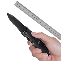 Pince Multitool Bochen 18-en-1 Noire Résistante à la Corrosion, Couteau Pliant Portable, Kit d'Outils de Camping Multifonction avec Pochette