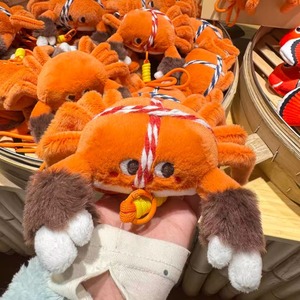 Lindo Llavero de Peluche de Cangrejo Peludo del Lago, Relleno de Algodón PP, Souvenir de Turismo y Museos, Regalo para Amigos - Product Image 2