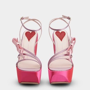 Sandalo da donna <span class=keywords><strong>con</strong></span> zeppa da esterno <span class=keywords><strong>con</strong></span> chiusura stringata <span class=keywords><strong>con</strong></span> tacco in pendenza-tendenza alla moda impermeabile Sexy per la stagione primaverile - Product Image 4