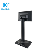 Écran LCD TFT 5 pouces en gros, moniteur LCD sur pied, écran client USB, affichage client pour systèmes de point de vente