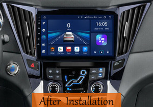 Système d'autoradio intelligent pour Hyundai Sonata 8 YF 2010 - 2015 pour <span class=keywords><strong>Tesla</strong></span> <span class=keywords><strong>Android</strong></span> 12 Wireless Carplay Car Multimedia Player - Product Image 3