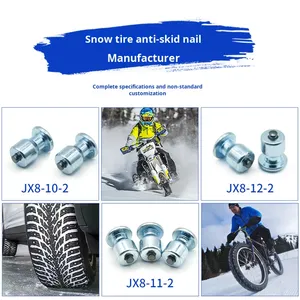 Design quadrato Anti-scivolo invernale per auto <span class=keywords><strong>moto</strong></span> da neve con borchie resistenti all'usura prodotto da uno specialista di pneumatici transfrontalieri - Product Image 2