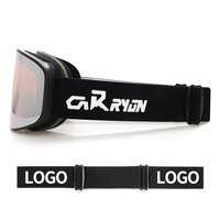Yijia optique double anti-buée lunettes de ski magnétiques avec cadre UV400 lunettes de ski polarisées lunettes de sport pour le snowboard ski