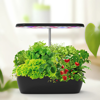Système de culture hydroponique domestique IGS-37 Design moderne avec 12 dosettes Spectre spécifique hydroponique pour plantes d'intérieur Type intelligent électronique