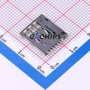 SIM304-TD7P SIM Card Connector SMD Connector Self-Return Type Nano SIM Card Card Holder With Card Detection - Product Image 2