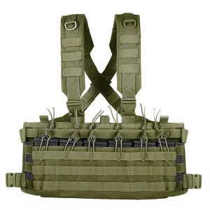 Chaleco Táctico Coyote Brown al por Mayor con Arnés de Pecho <span class=keywords><strong>Recon</strong></span>, Material de Nylon de Alta Resistencia, 6 Bolsillos de Gran Ampliación y Funda - Product Image 5