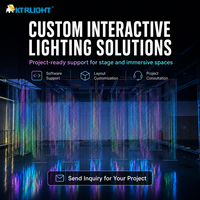Barre de distribution d'écran LED KTRLIGHT, 1 entrée 10 sorties, concentrateur RGB adressable 12V pour projets de lumières matricielles suspendues sur scène
