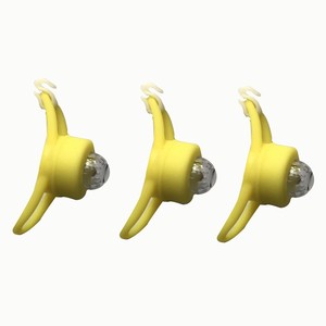 Yueli <b>Silicone</b> Frog Led Bicycle Light Yellow Shell Flash Mode <b>Waterproof</b> Ring Lamp For Cycling Riding Equipment - Product Image 2
