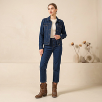 Bottines Western brodées pour femmes, bout rond, talon bloc, fermeture éclair latérale, avec sangle à boucle métallique, pour l'automne et l'hiver