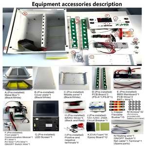 Starmax 51.2V 280ah 300Ah15kwhバッテリーボックスケースOEMODM簡単インストールDIYキットとスマートBMS16S1PバッテリーボックスLiFePO4バッテリー - Product Image 4