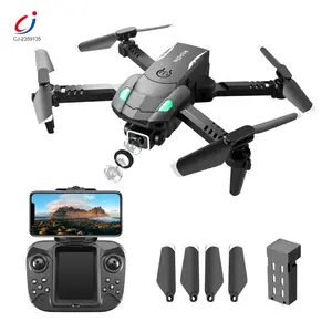 Chengji Toy Rc Aircraft Three-sided Obstacle Avoidance Dual Camera Air Pressure Fixed Height Foldable Rc Plane Drone