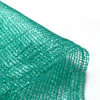 Groene HDPE schaduwdoek, UV-bestendig, voor kassen en landbouw.
