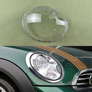 Per BMW <span class=keywords><strong>MINI</strong></span> R55 R56 2007 2009 <span class=keywords><strong>2010</strong></span> 2012 2011 2013 paralume alto faro faro faro copertura lampada trasparente paralume - Product Image 2