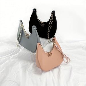 Elegant Women's Geometric Pattern <b>Silicone</b> <b>Waterproof</b> Handbags Wallets Dual-Handle Shoulder Bags-Wholesale Lifestyle Accessories - Product Image 5