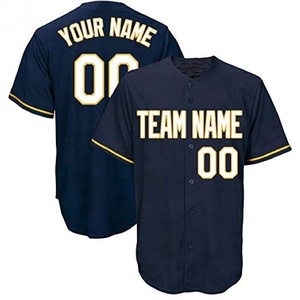 Maillot de baseball personnalisé pour hommes, uniforme de sport respirant avec design cousu pour vêtements de sport pour garçons - Product Image 5