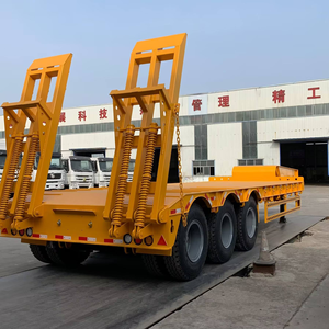 Semirremolque de plataforma baja de 3/4 ejes Fengniao de alta resistencia, capacidad de 1-2 toneladas, Shandong 12.5x2.5x1.5m - Product Image 2