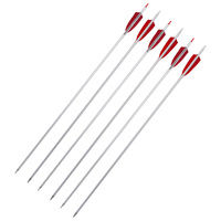 Flèche en carbone pur SPG 31 pouces pour arc composé et arc classique, pour le tir à l'arc, la chasse et l'entraînement, avec plumes de dinde, nock en plastique et pointe métallique