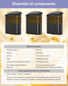 Cepillo de pelo eléctrico para masaje de vibración con aceite esencial, atomización térmica, niebla, nutre el cuero cabelludo profundo, masajeador de cabeza - Product Image 2
