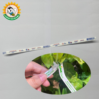 Fournisseur d'usine de Gardenbee Logo imprimé biodégradable personnalisé réglable étiquette de plante emballage de légumes fruits Tagstwist attaches torsadées