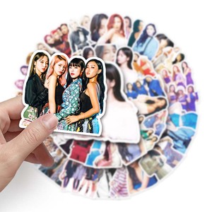 50 Uds. Venta directa de fábrica, pegatinas decorativas de estrellas de alta calidad, pegatina coreana Kpop Girl Group <span class=keywords><strong>Mamamoo</strong></span> - Product Image 6