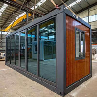 Container Pieghevole Grande, Montaggio Rapido, Casa Mobile Prefabbricata, Ufficio Pieghevole per Abitazione
