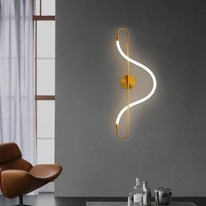 Lampes suspendues design en chrome noir et blanc, luminaire suspendu en or, luminaire pour salle à manger - Product Image 3